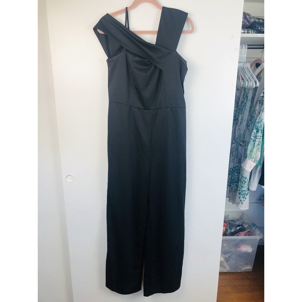 Cider Solid Off-Shoulder Asymmetrical Stitch Jump… - image 3